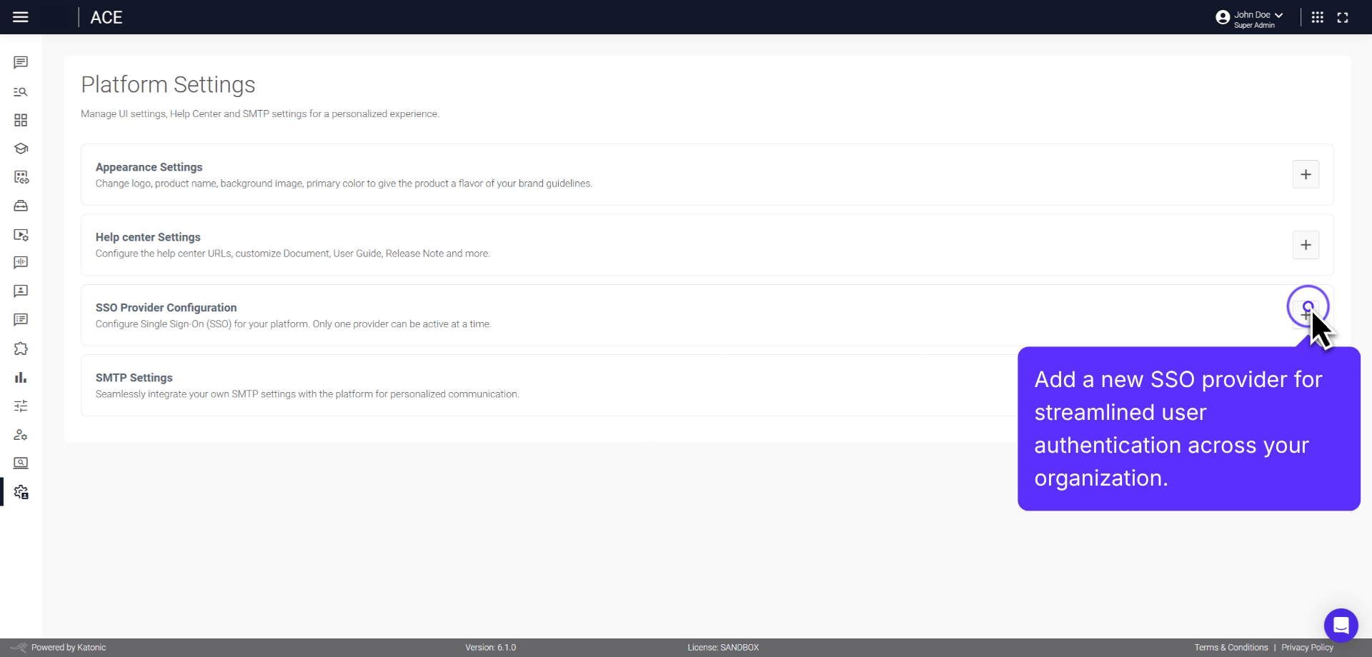 SSO Configuration tutorial thumbnail